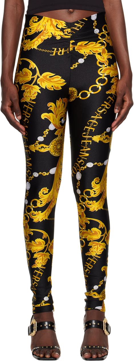 versace couture body|Versace couture leggings.